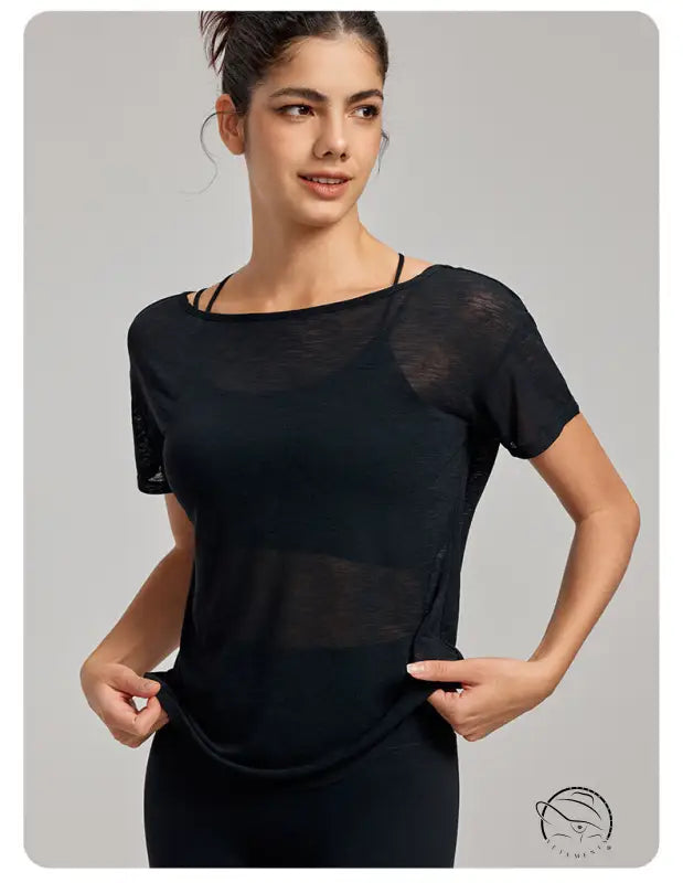 Lightweight Breathable Yoga t Shirt Top