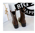 Retro Grip Pattern Winter Boots