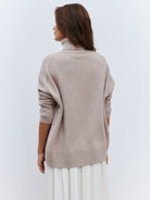 Elegant Knitted High Neck Sweater