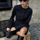 Niche Design Slim Fit a Line Elegant Blazer