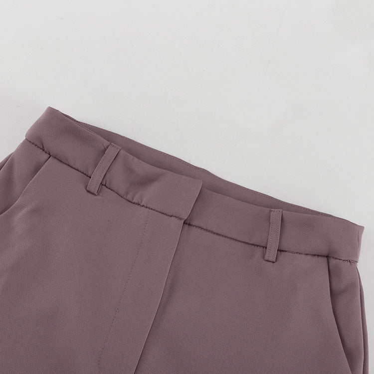 Vest Jacket Hip Skirt Set Office Two Piece