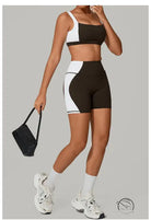 Color Matching Tight Quick Drying Fitness Clothes