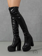 High Heel Waterproof Platform Ankle Boots
