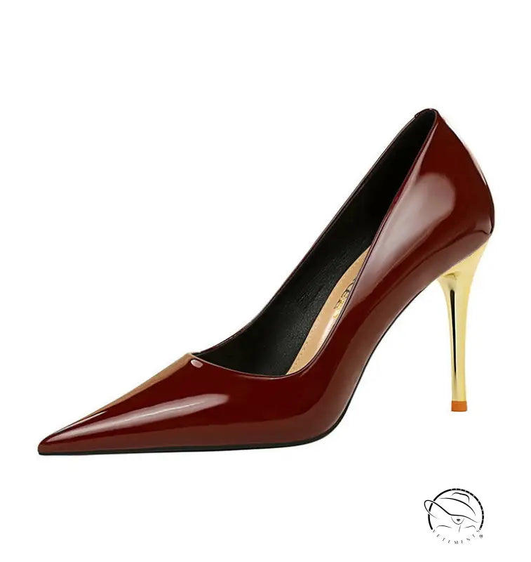 Fashionable Simple Metal Heel Ultra High