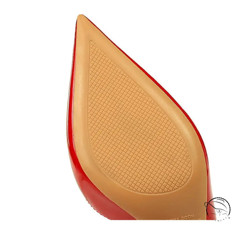 Shiny Patent Leather Side Hollow out High Heels