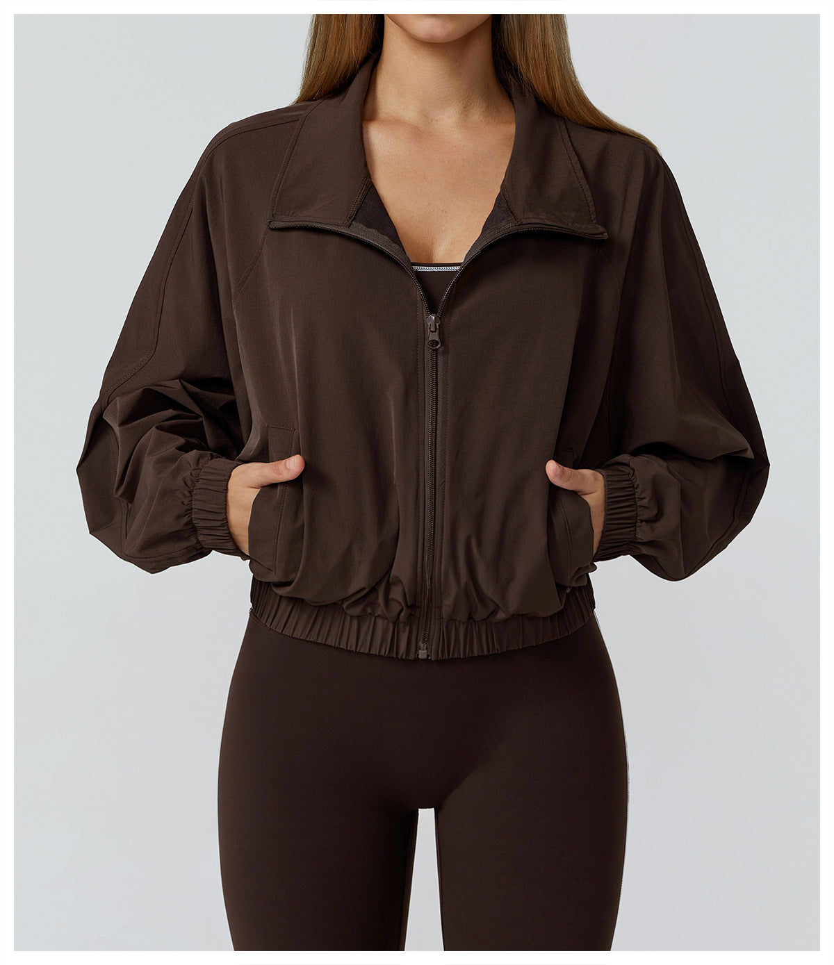 Quick Drying Stand Collar Sports Jacket
