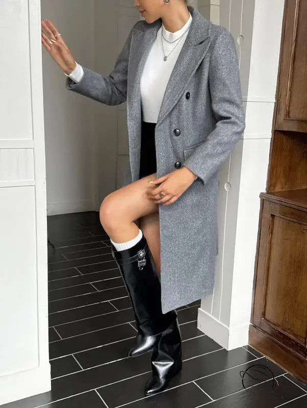 Casual Long Sleeve Coat