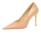 Fashionable Simple Metal Heel Ultra High