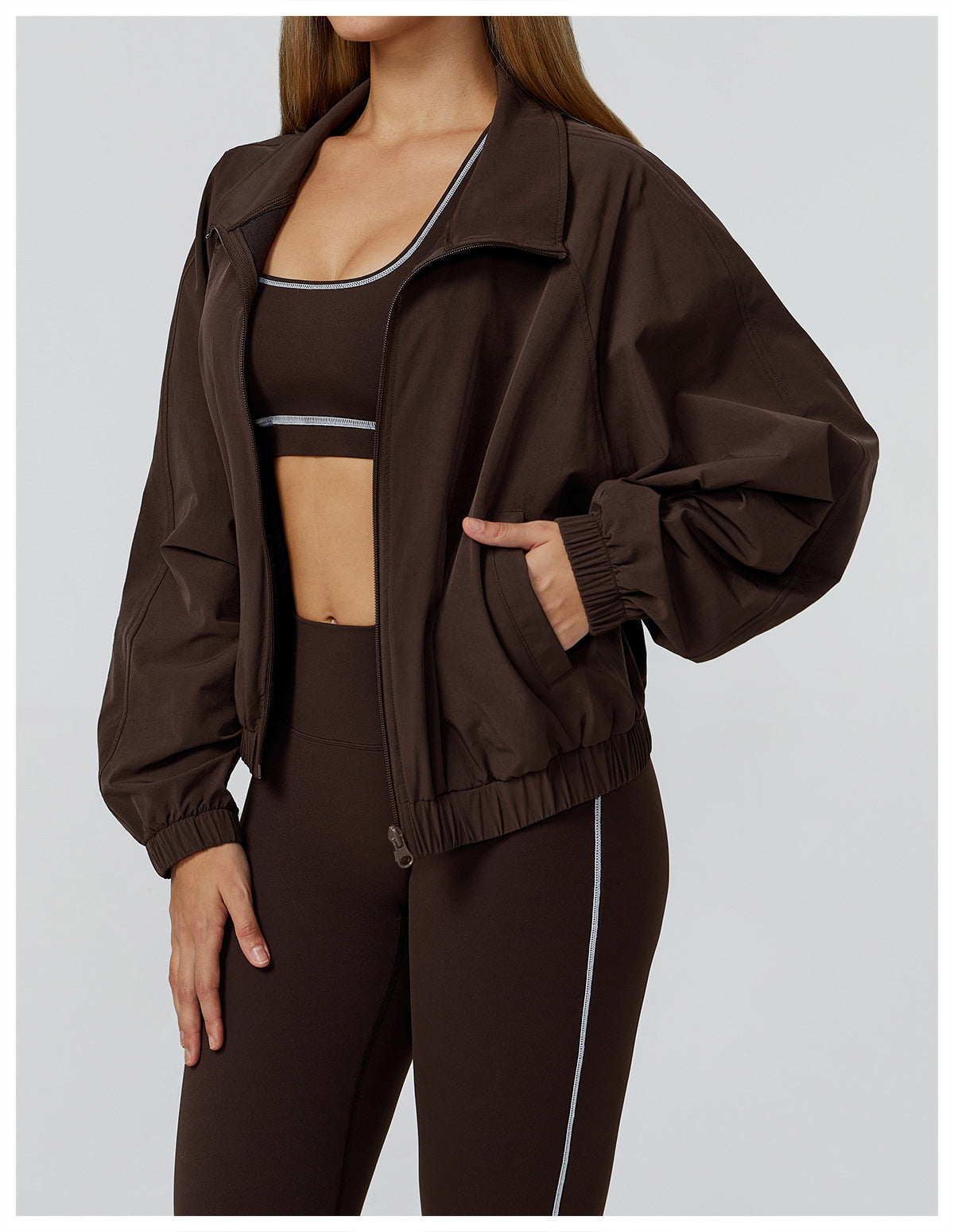 Quick Drying Stand Collar Sports Jacket