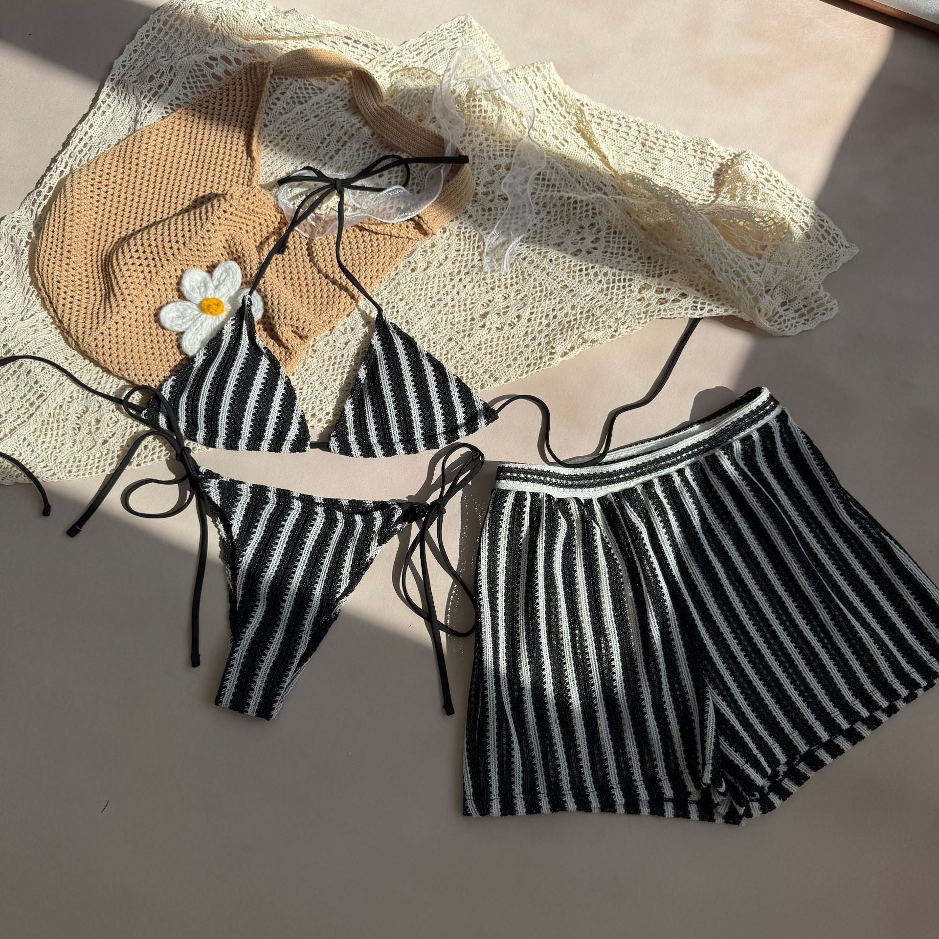 Black Three-Piece Set