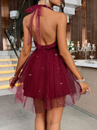 Elegant Halter Waist Princess Dress