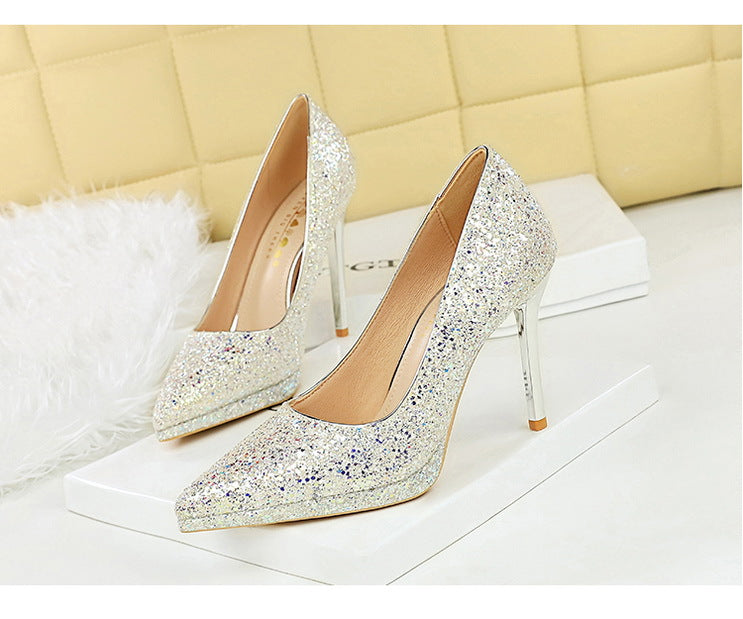 Cocktail Stiletto Waterproof High Heels