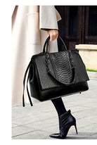 Crocodile Pattern Stylish Shoulder Handbag
