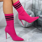 Skinny Boots Socks High Heel