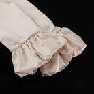 Stitching Bell Sleeve Polo Collar Top Loose Trousers Two Piece Sets