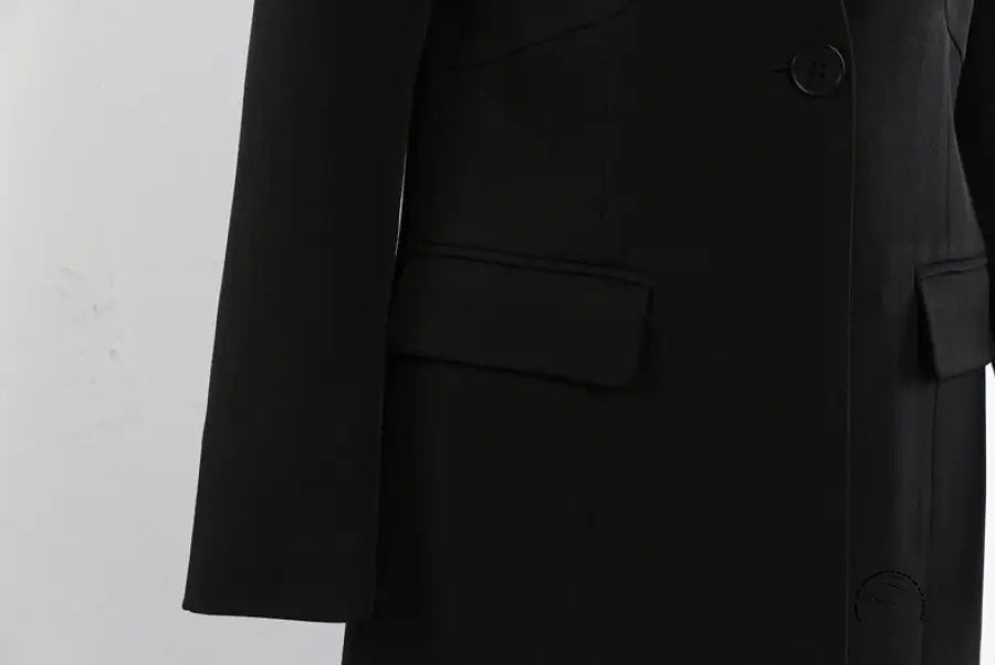 French Romantic Light Luxury Long Trench Coat