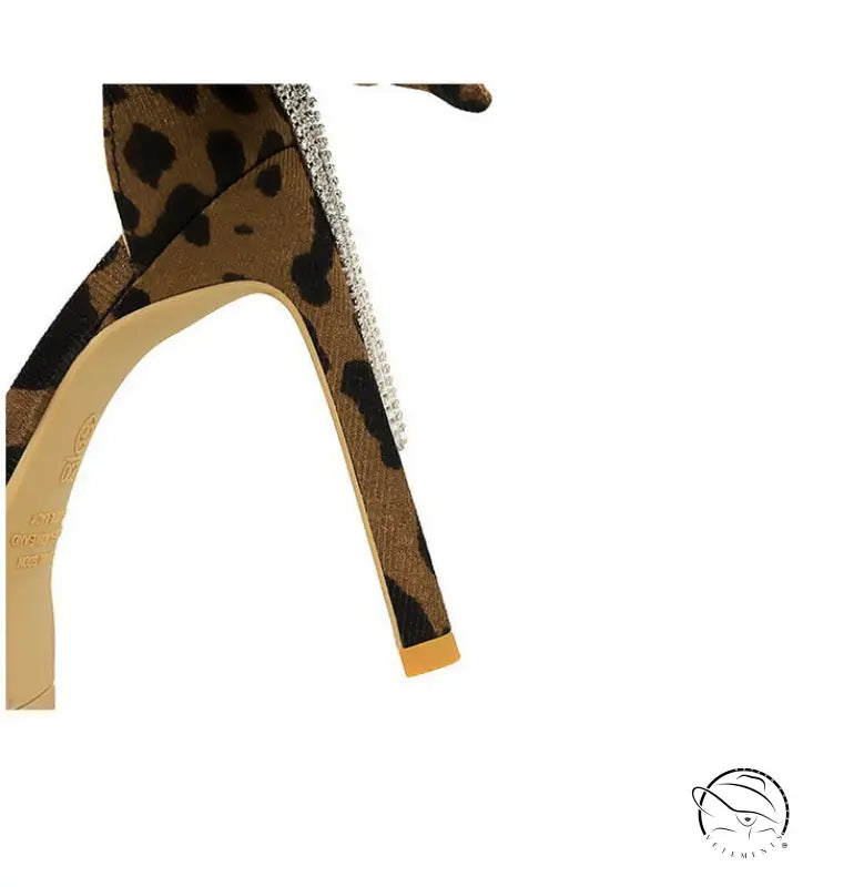 Cocktail Open Toe Platform Rhinestone Back Bowknot High Heel