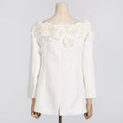 Off-the-shoulder white floral blouse from the Summer off Shoulder dress collection