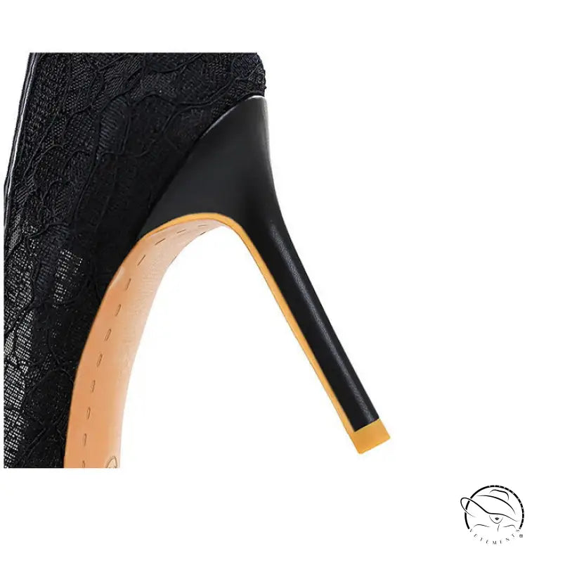 Skinny Night Club Mesh Stiletto High Heel Shoes