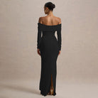 Elegant Tube Top off Neck Ribbon Dress