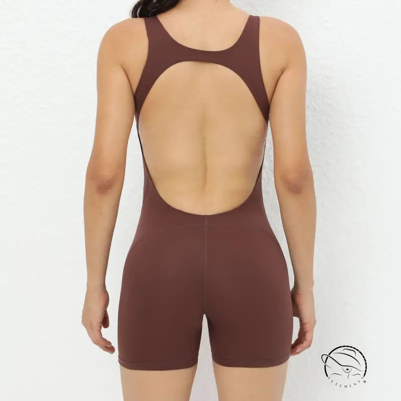 Integrated Hip Lifting Sport Yoga Jumpsuit