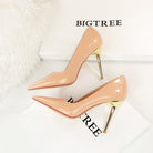Fashionable Simple Metal Heel Ultra High