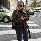 Elegant Woolen Office Coat