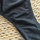 Black one piece swimsuit women bikini bottom for ladies