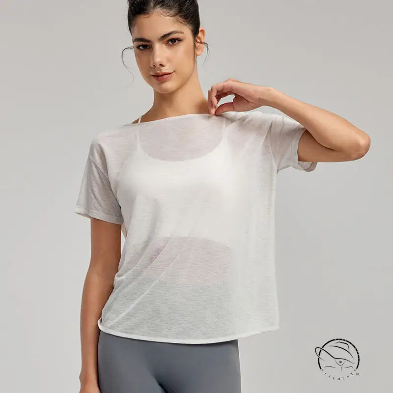 Lightweight Breathable Yoga t Shirt Top