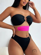 One Piece Bikini Strapless Swimsuit