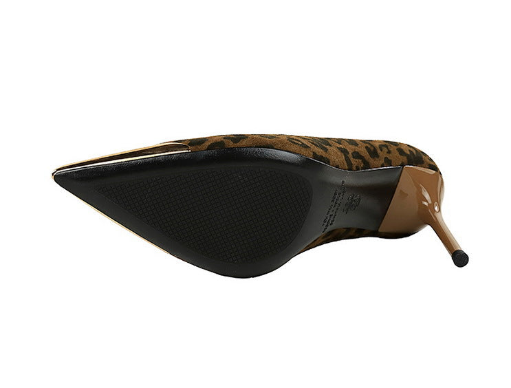 Cocktail Leopard Print High Heels