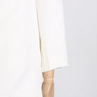 White fabric sleeve of Summer off Shoulder Three Dimensional Floral dress in fashion ملابس