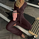 Pink insulated water bottle with silver lid and langry fashion handle