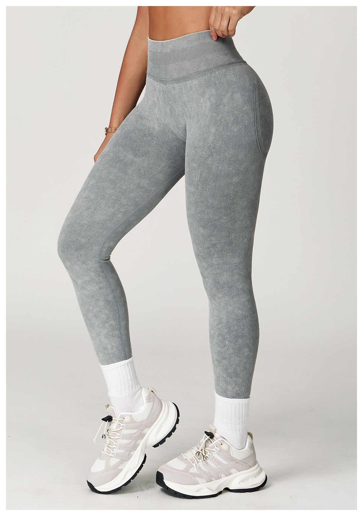 Comfy Seamless Stone Washed Yoga Pants