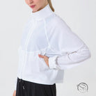 Autumn Winter Zip Up Shirt Women Girllulu Sports Top Stand Collar Loose Breathable Fitness Clothes Coat