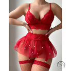 Three piece set product with content restriction notice