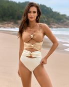 Comfy One Piece Swimsuit, a stylish langry choice for women’s summer fashionملابس