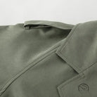 High End French Large Collared Lace Up