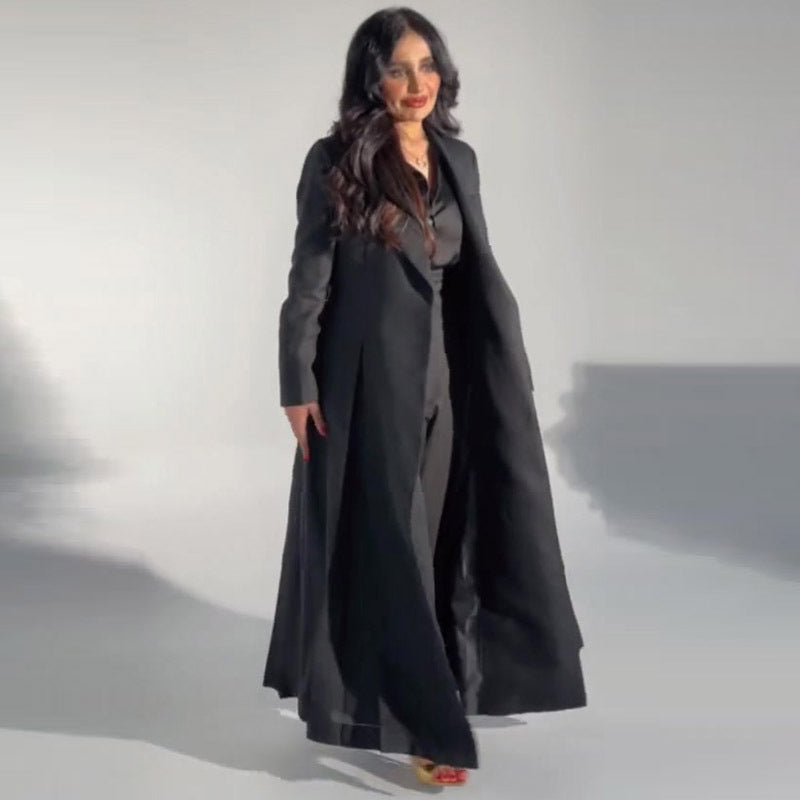 Cute British Retro Mid Length Coat