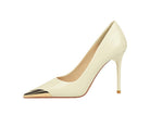 Cocktail Low Cut Shoes Pointed Stiletto Heels