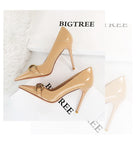 Shiny Patent Leather Office High Heel