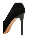 Shallow Mouth Pointed Toe Rhinestone Bow High Heel