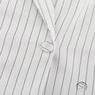 Elegant Striped Top Wide Leg Pants Office Two Piece Sets