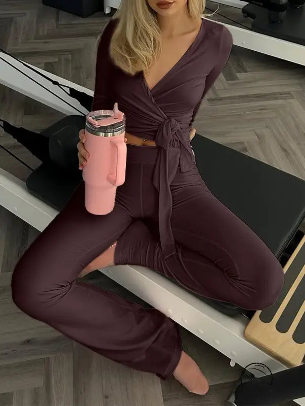 Pink insulated tumbler with silver lid and handle, langry fashion ملابس accessory