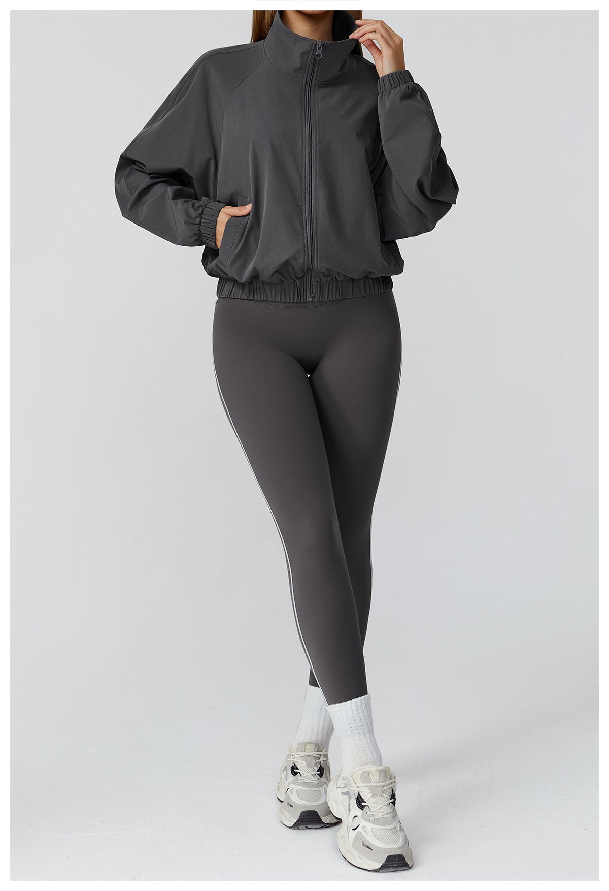 Quick Drying Stand Collar Sports Jacket