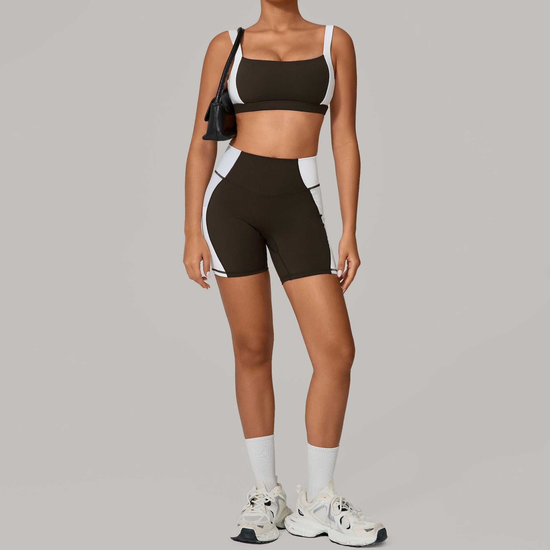 Color Matching Tight Quick Drying Fitness Clothes