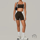 Color Matching Tight Quick Drying Fitness Clothes