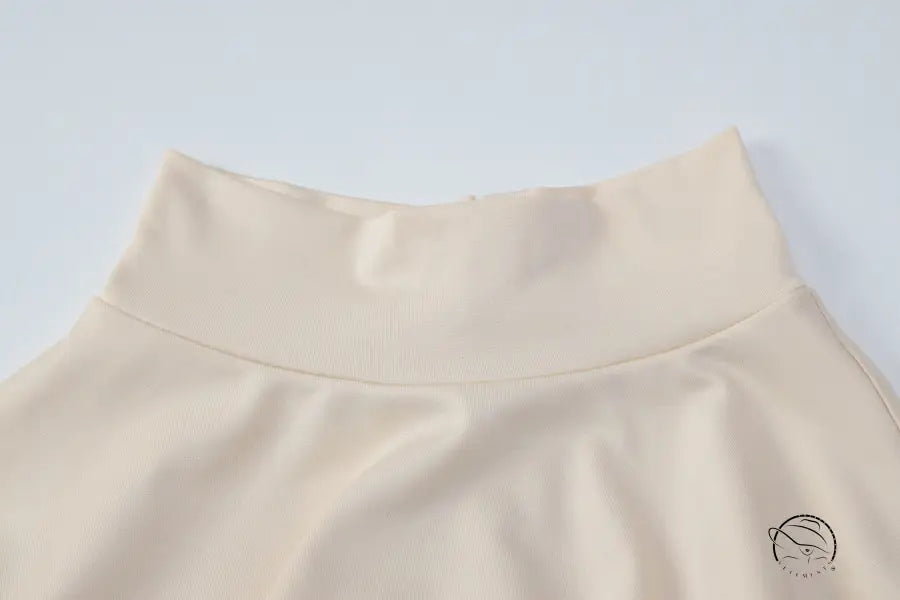 French Slim Fit Backless Button Dress