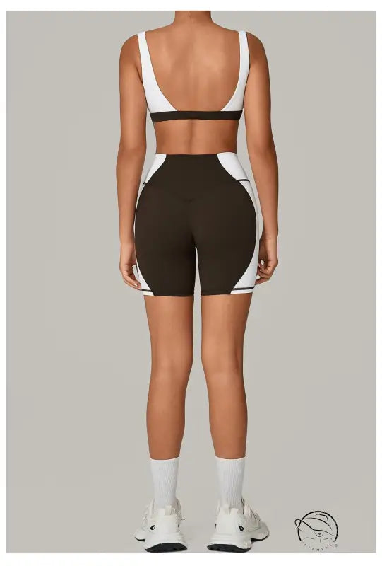 Color Matching Tight Quick Drying Fitness Clothes