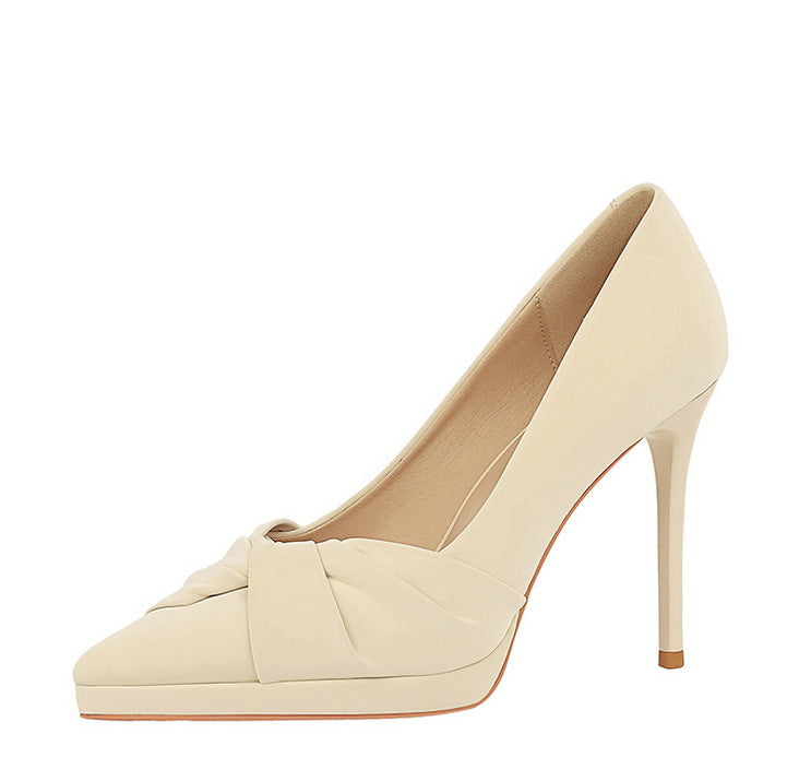 Party Pointed Toe Waterproof Platform High Heels